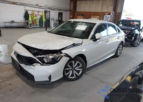 2025 Honda Civic Lx из США, поврежденный, VIN 2HGFE2F23SH533184